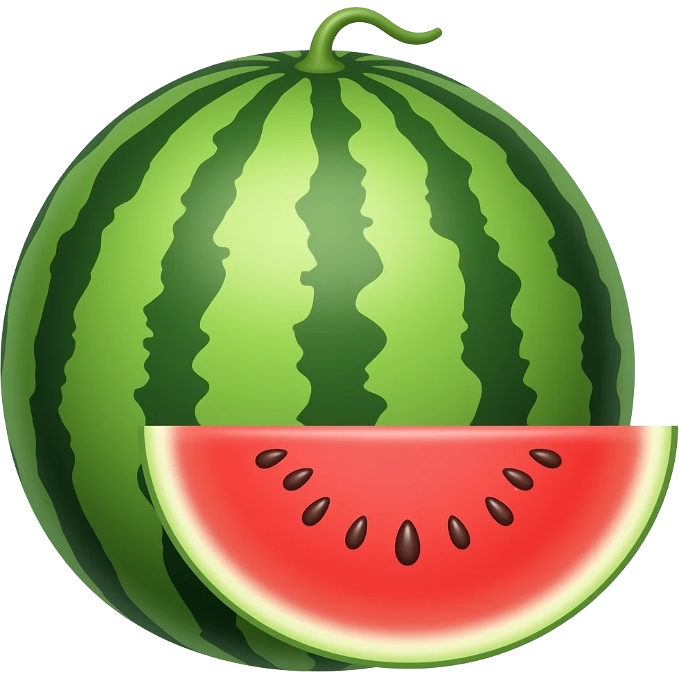 Watermelon emoji