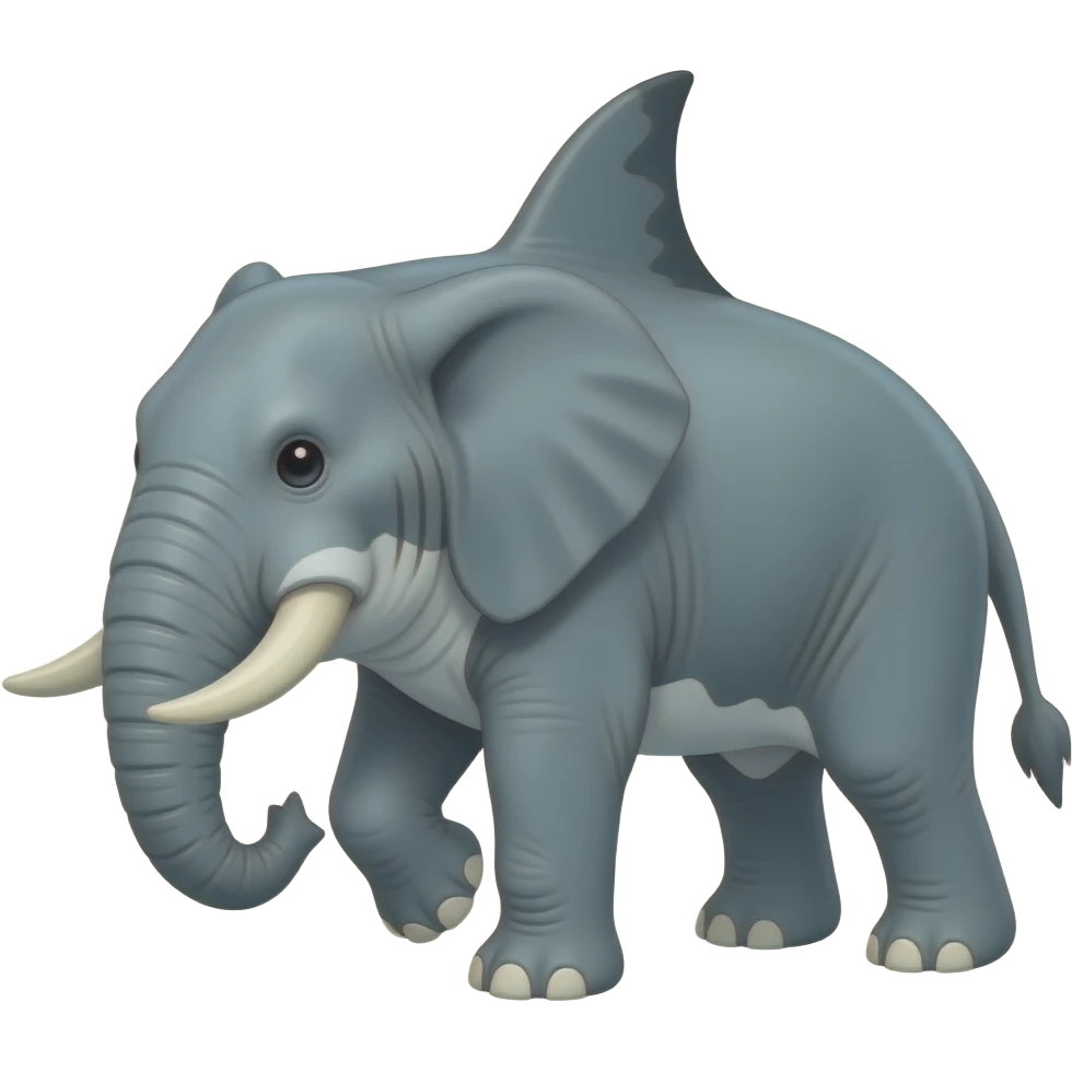A mix of 🦈 and 🐘 emoji