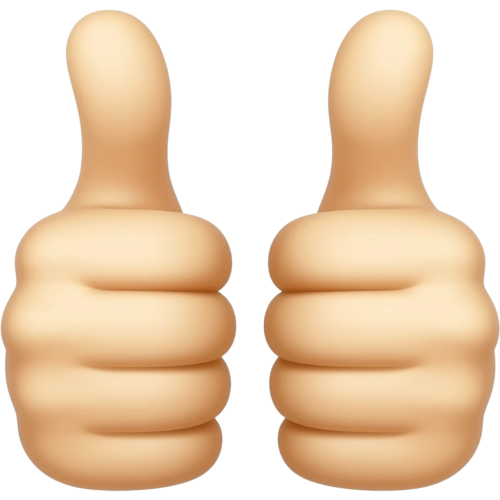 double thumbs up emoji