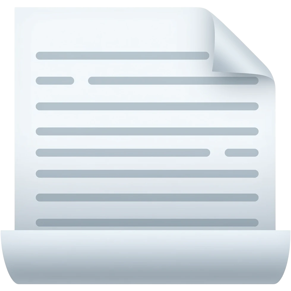 white document emoji
