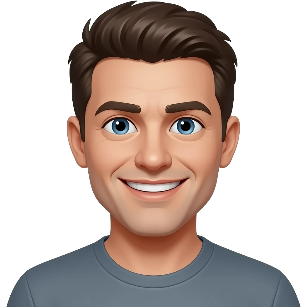 creepy smile emoji