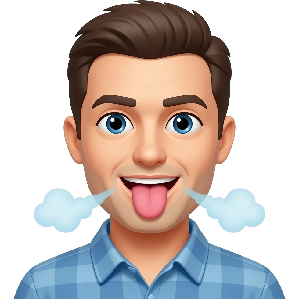 🫠+😝+🤑 emoji