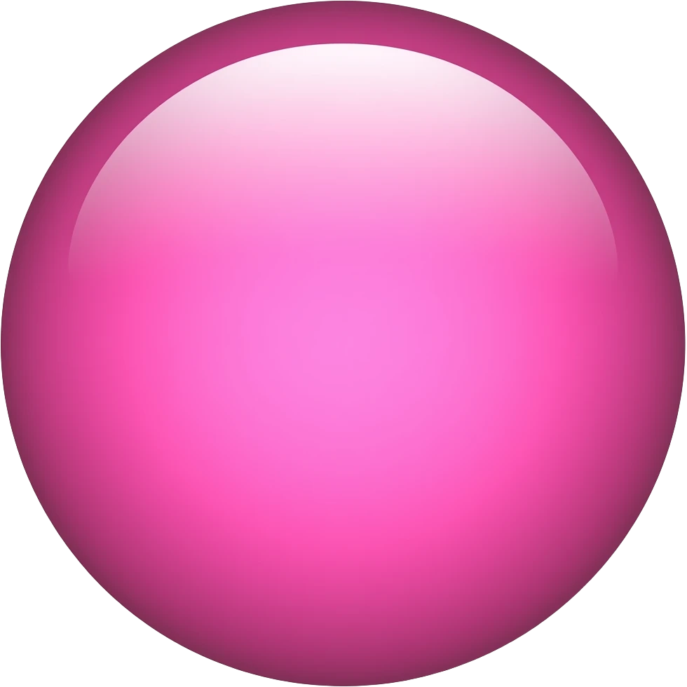 Pink colored circle emoji