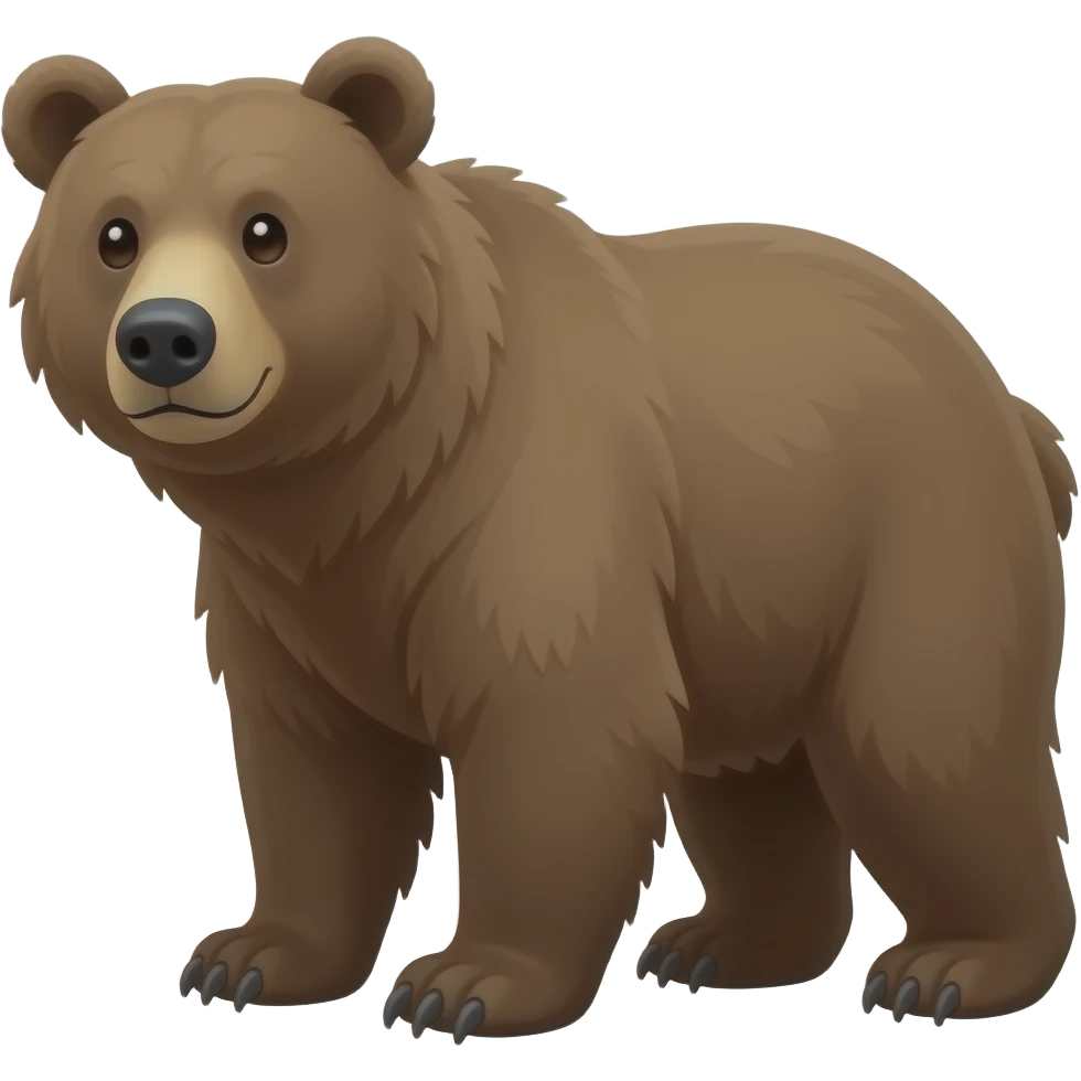 медведь emoji