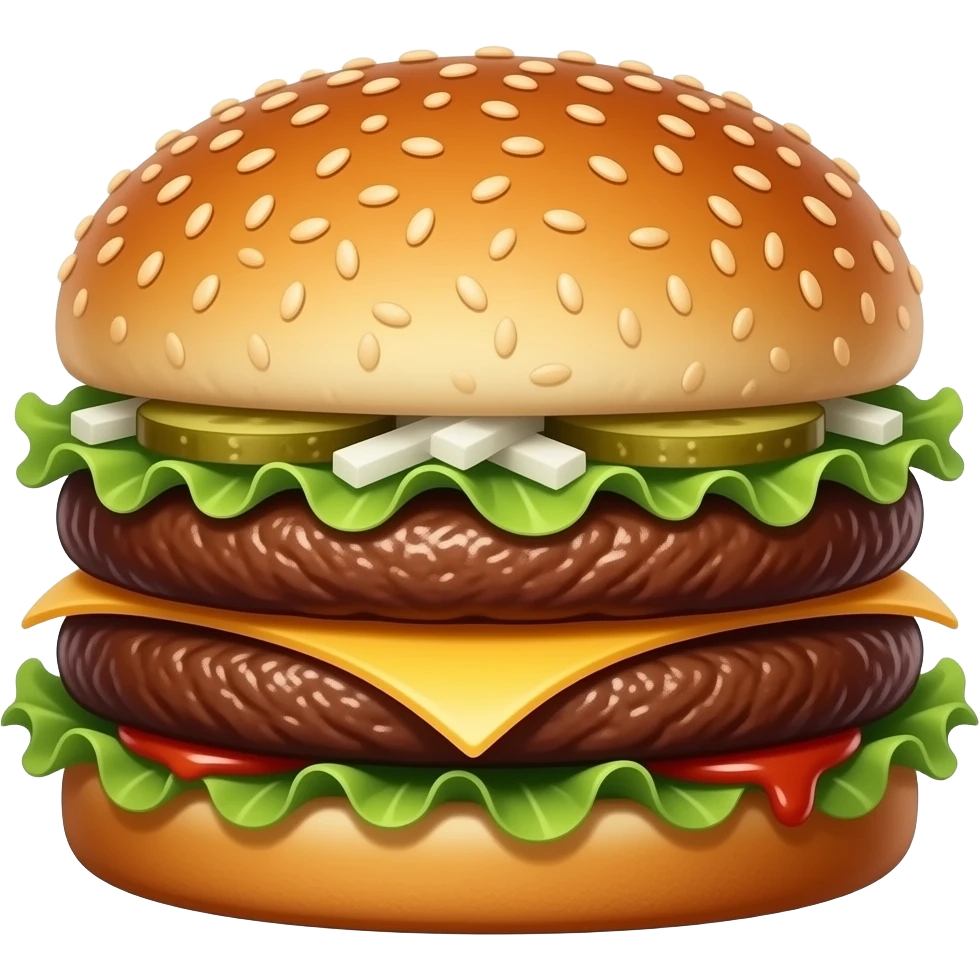 Big mac burger emoji
