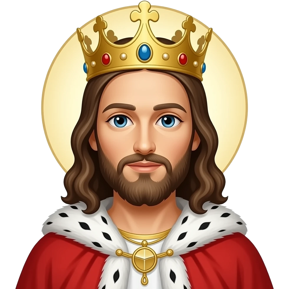 Jesus is the king emoji