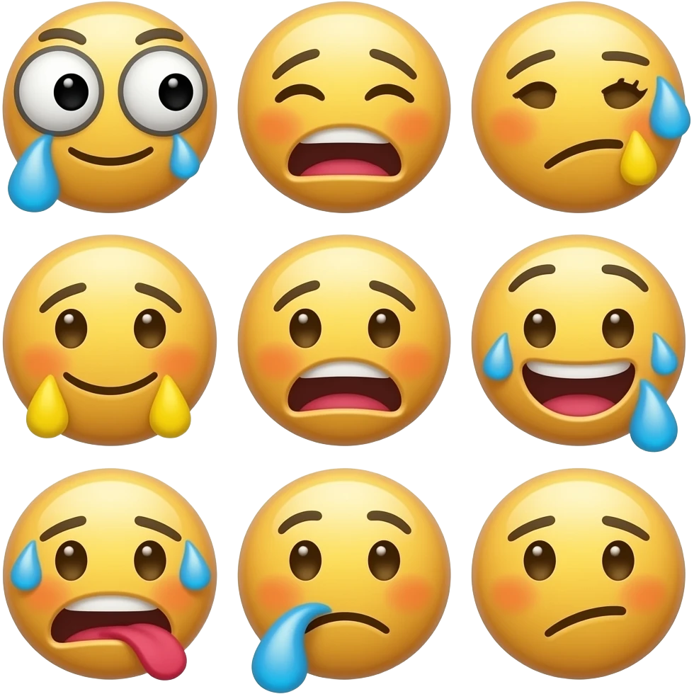 Сделай реакции и добавь везде вот этот знак emoji