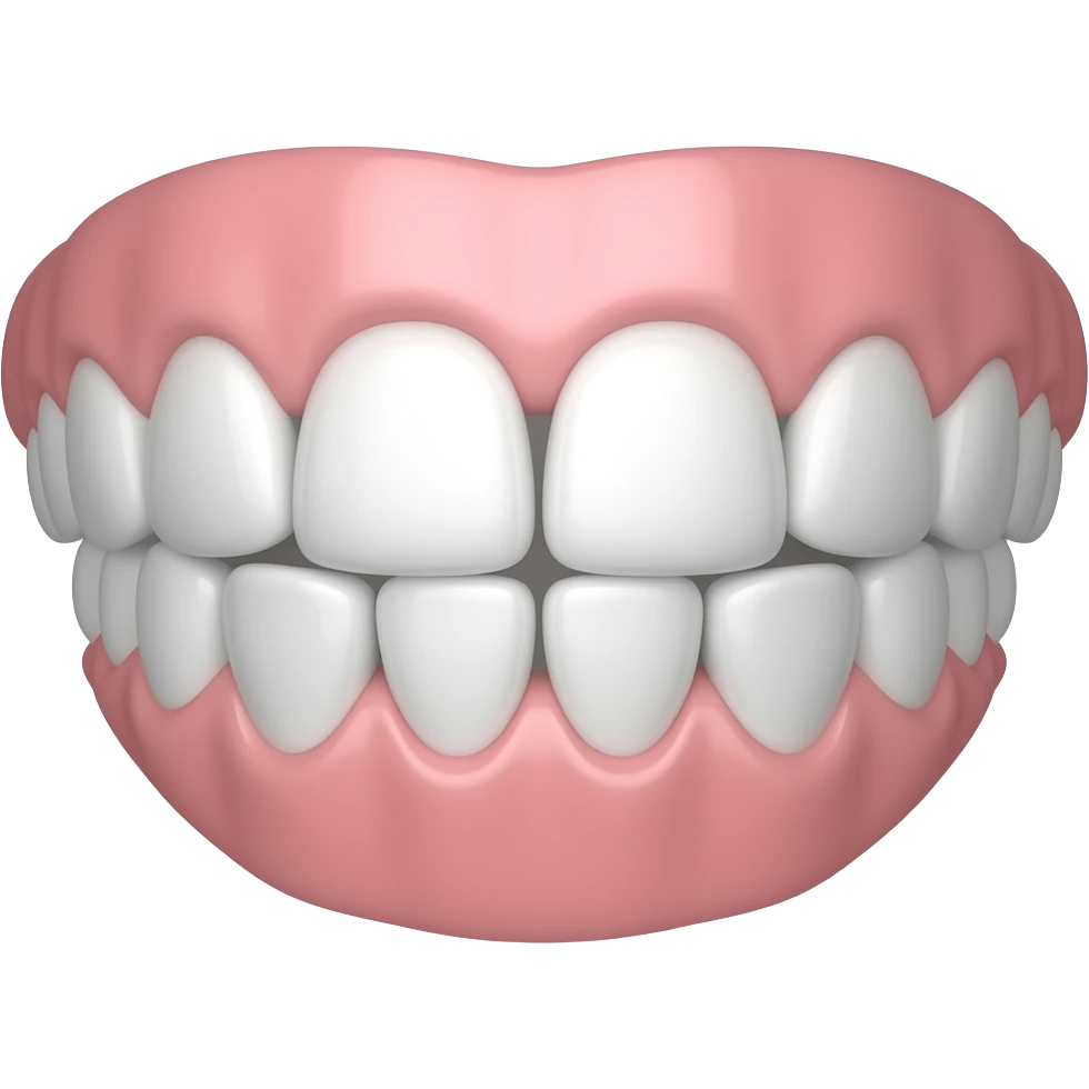 black denture emoji