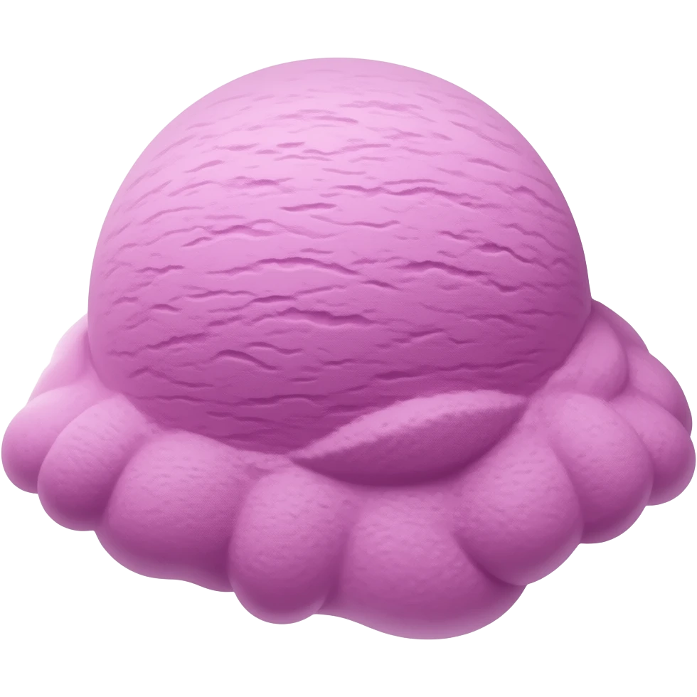 violet ice cream scoop emoji