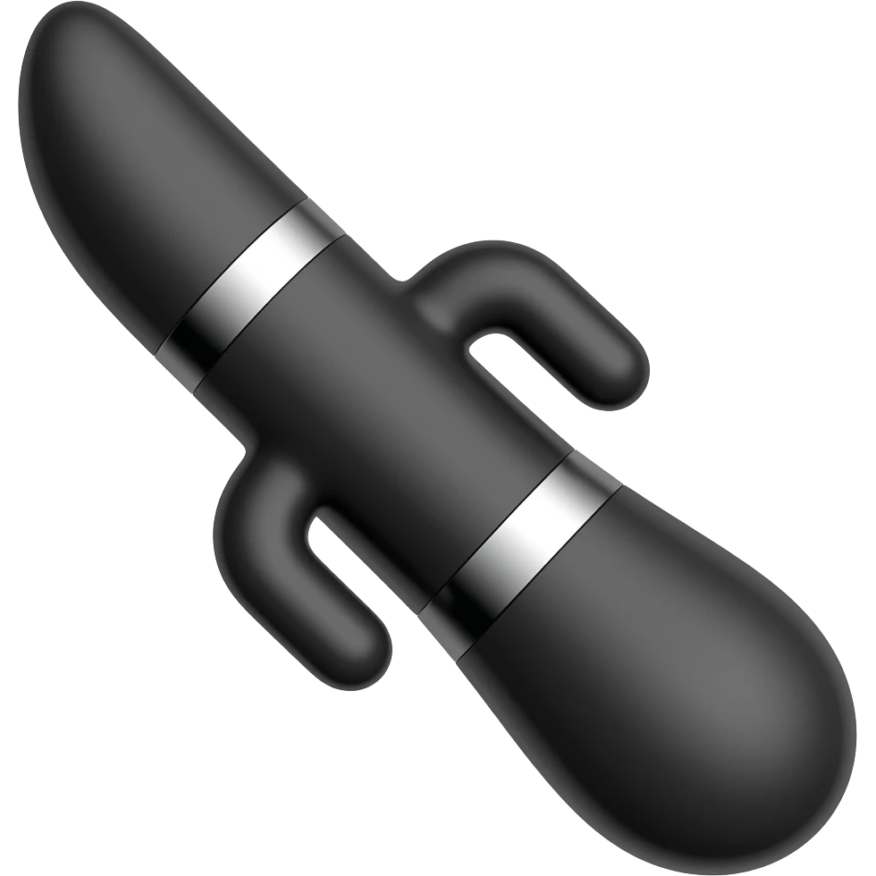 Black vibrator emoji