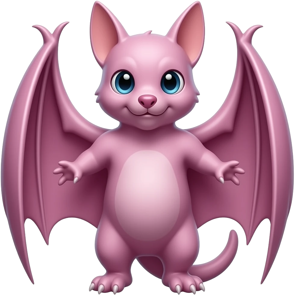 pink bat emoji