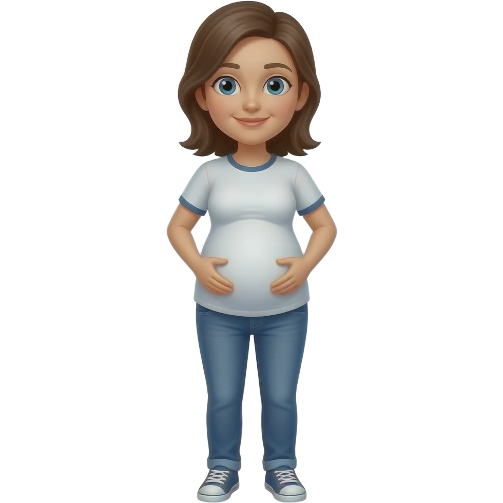 pregnant monitor emoji