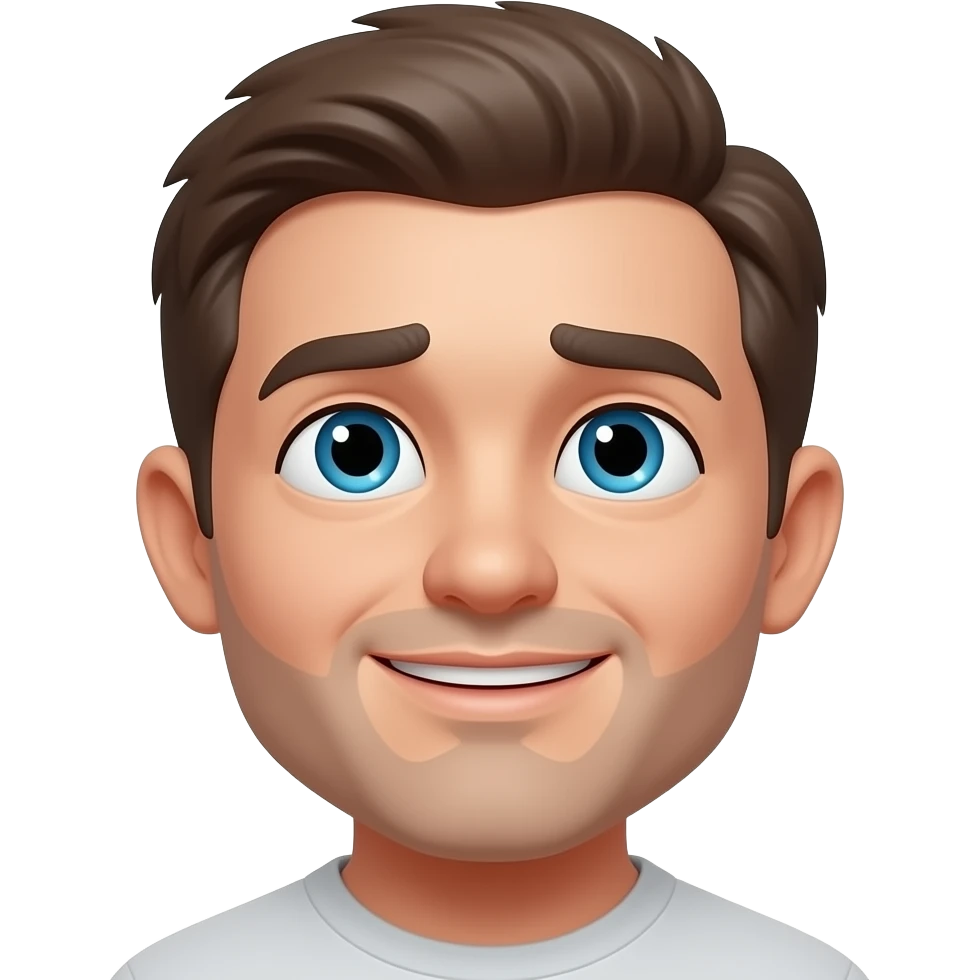 A close-up of someone's head, looking relieved, like a "phew!" expression but more happy than scared. Maybe whistling and looking upwards. emoji
