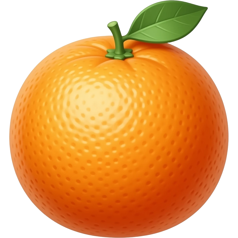 Orange fruit emoji