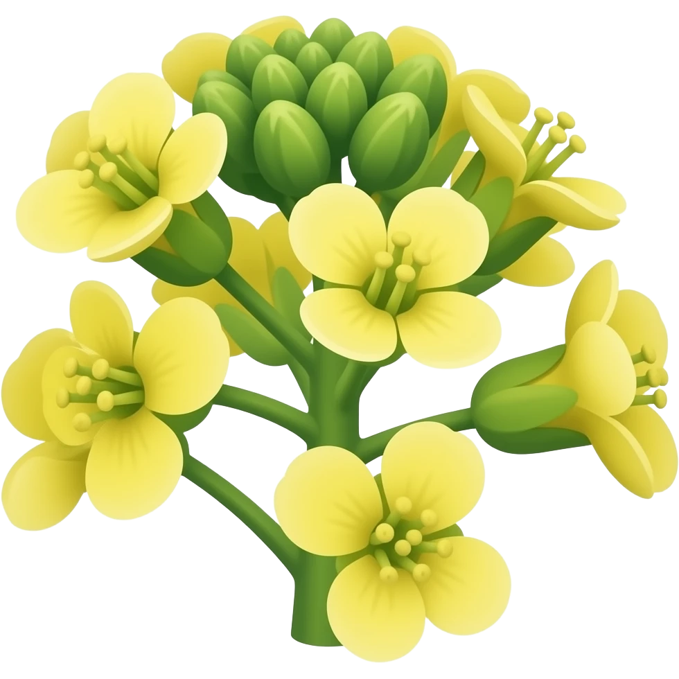 нарисуй common shepherds purse emoji