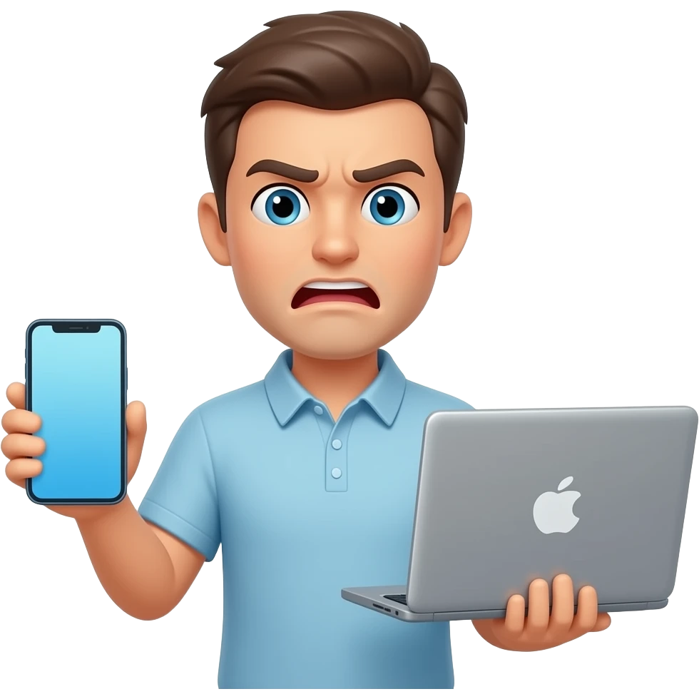 📱💻🛜❌😤 emoji