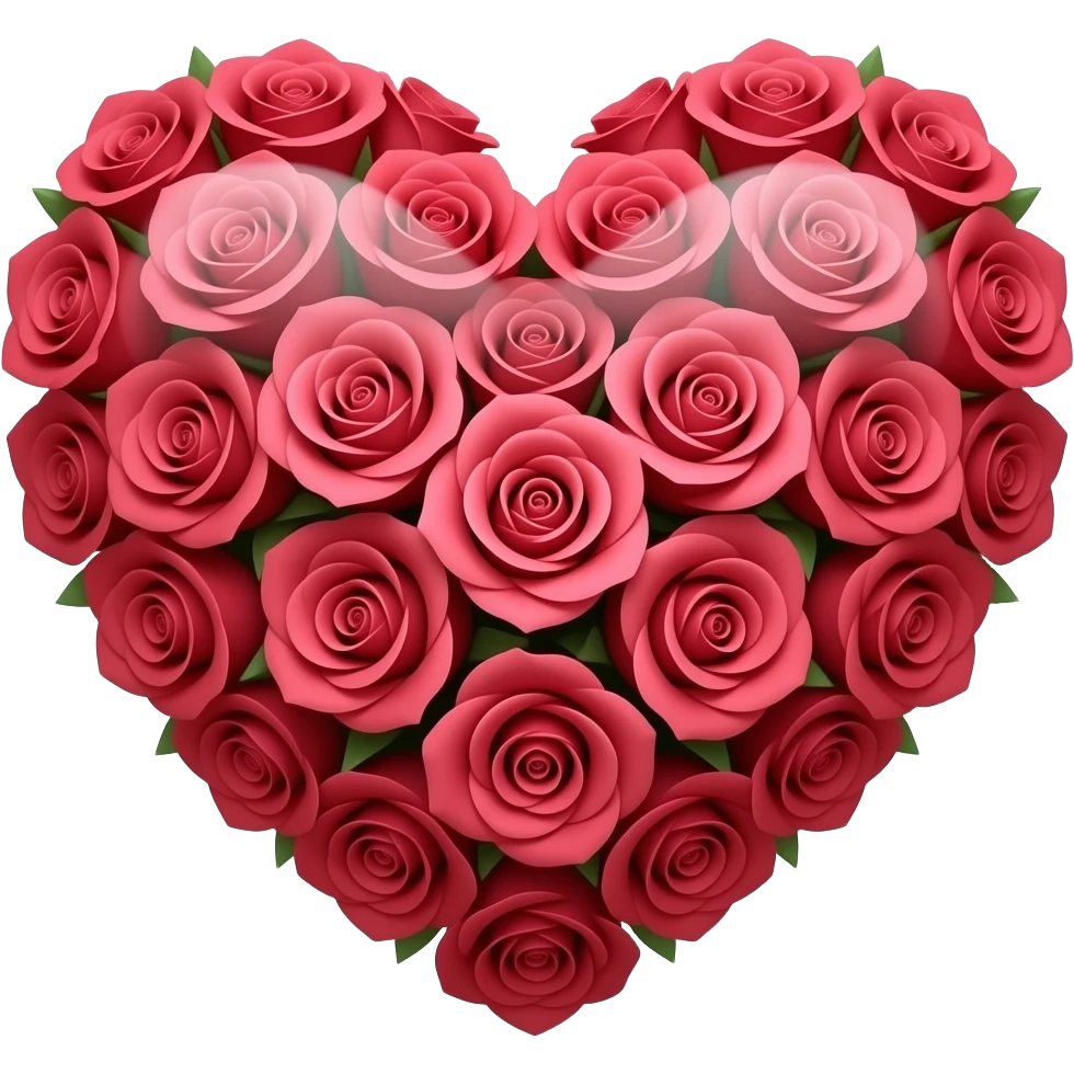 Rose heart emoji