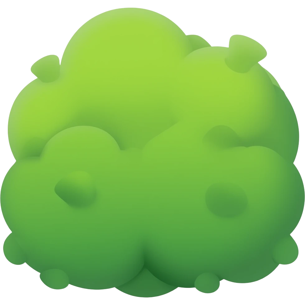 green poster emoji