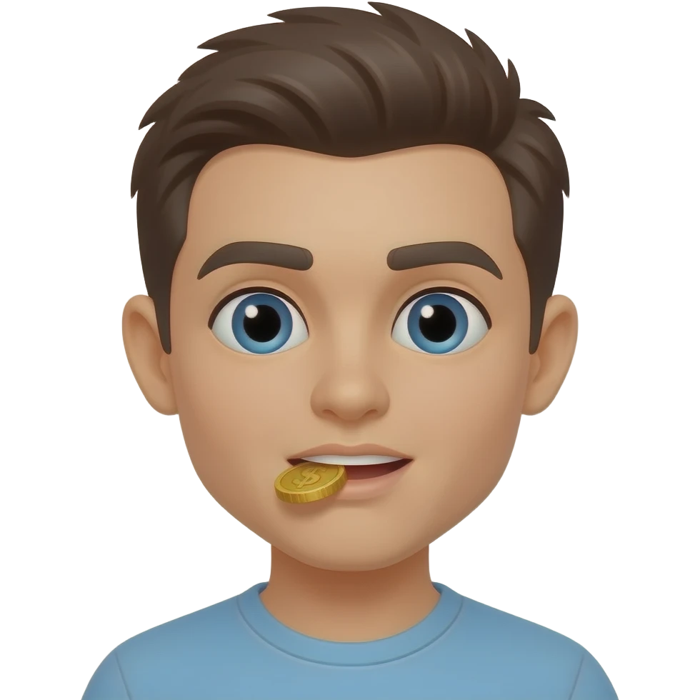 suck of coins emoji