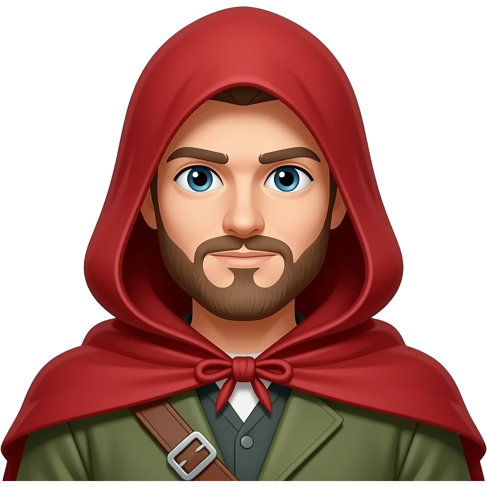 Hunter red cape emoji