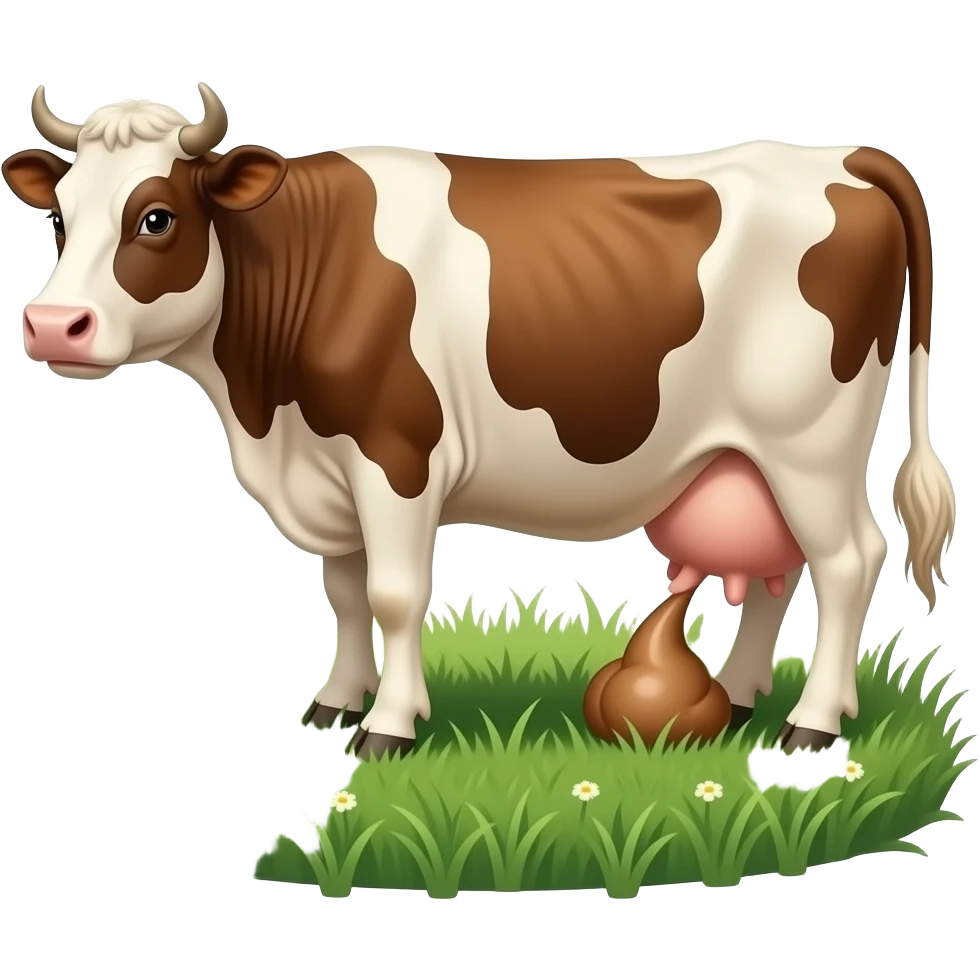 Um 🐮 cagando emoji