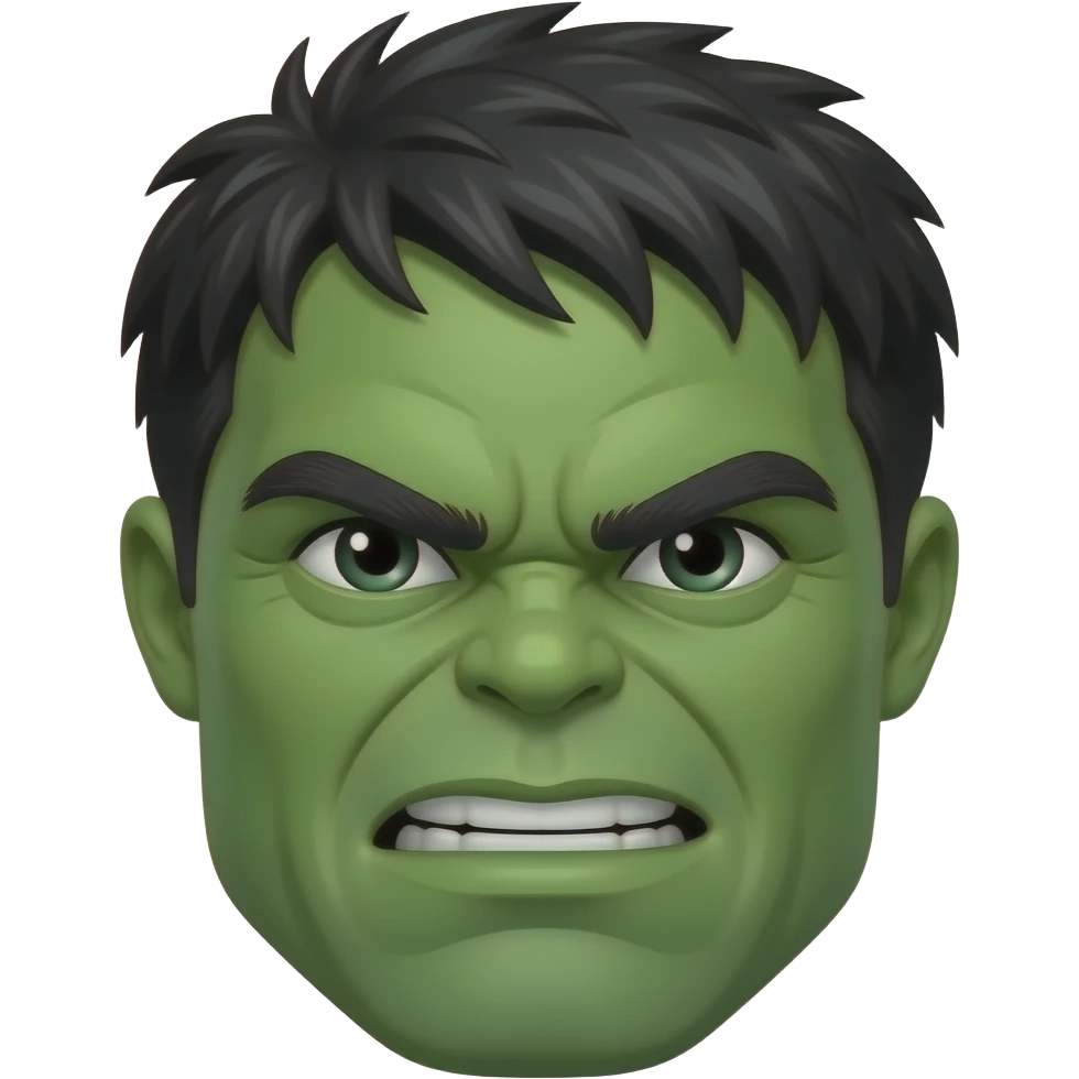 hulk face emoji