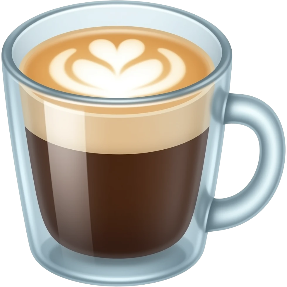 big café latte emoji