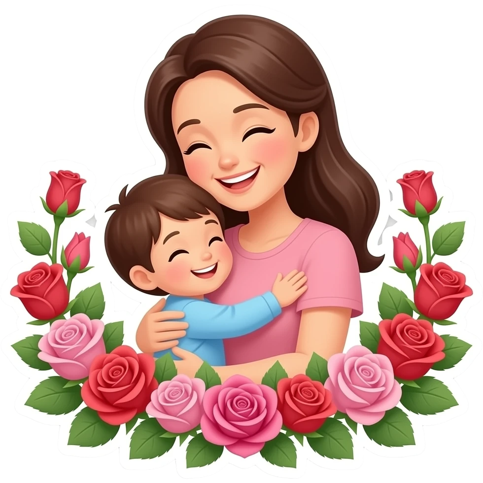 Stickers for mum’s day emoji