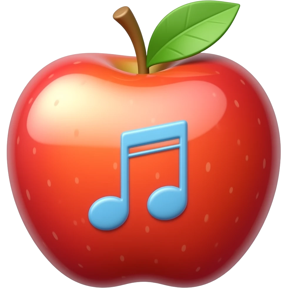 Apple music emoji