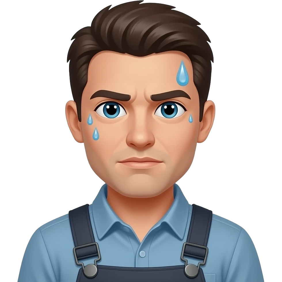 work sweating emoji