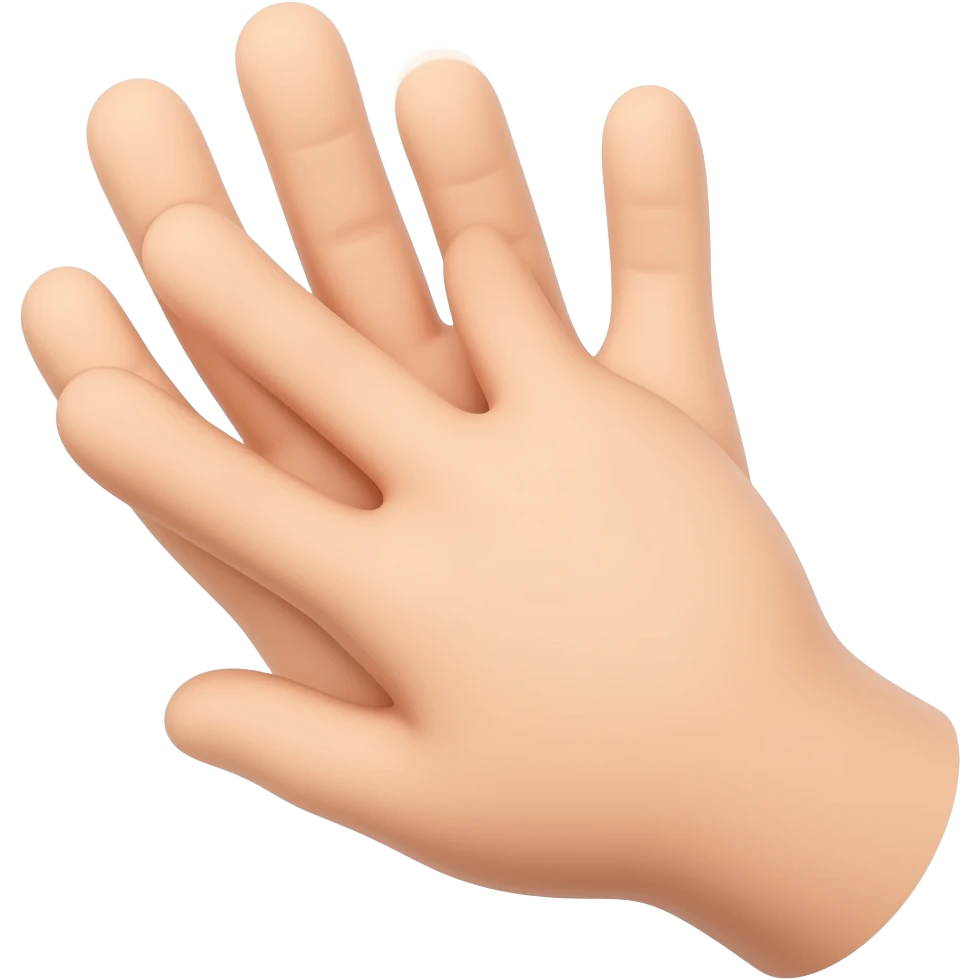 coloca para dar um tapa emoji