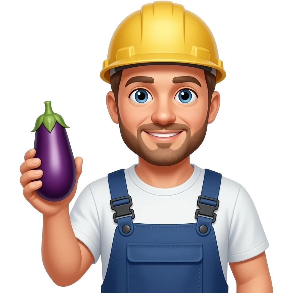 🍆👨🏻‍🏭 emoji