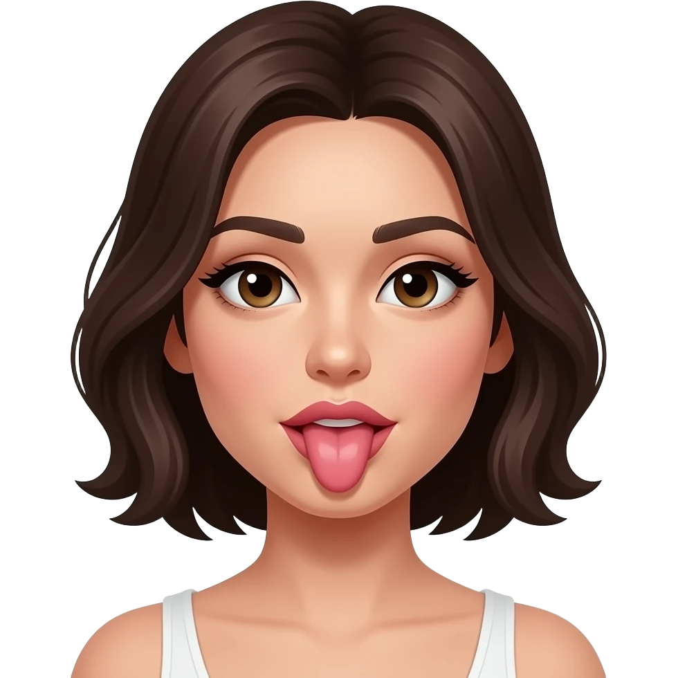Licking pussy emoji