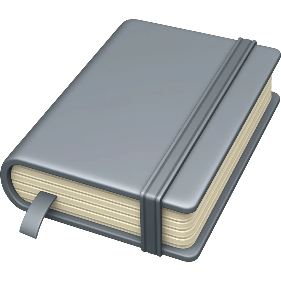 a grey notebook emoji