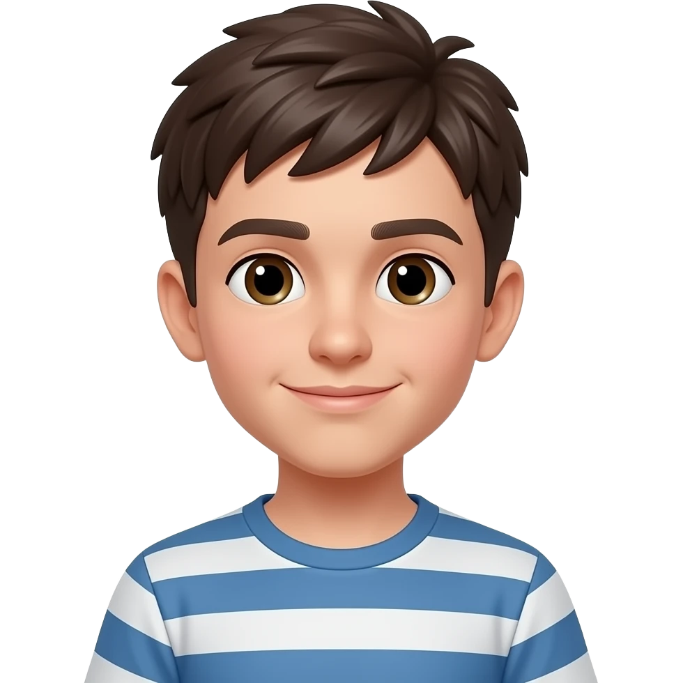 Chłopak ma 14 lat z piwnym brzuch emoji