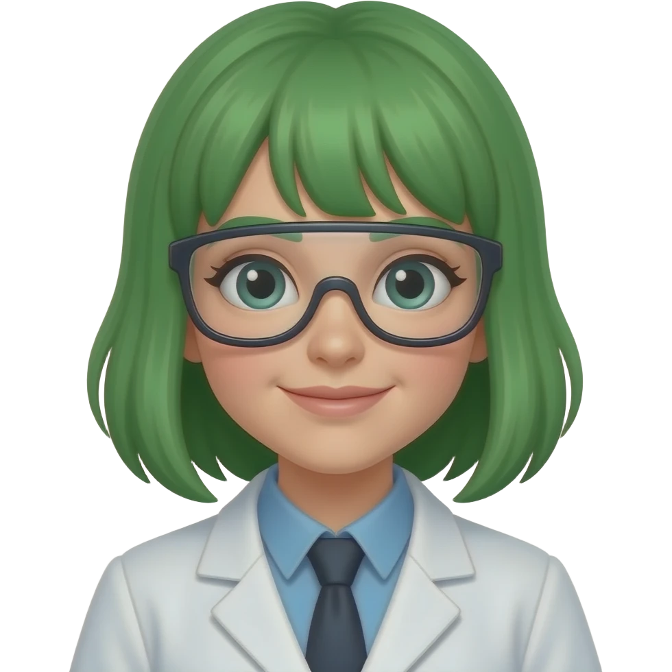 Green Chemist gỉls emoji