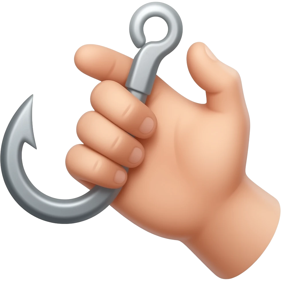 Captain Hook Show a hand with hook emoji