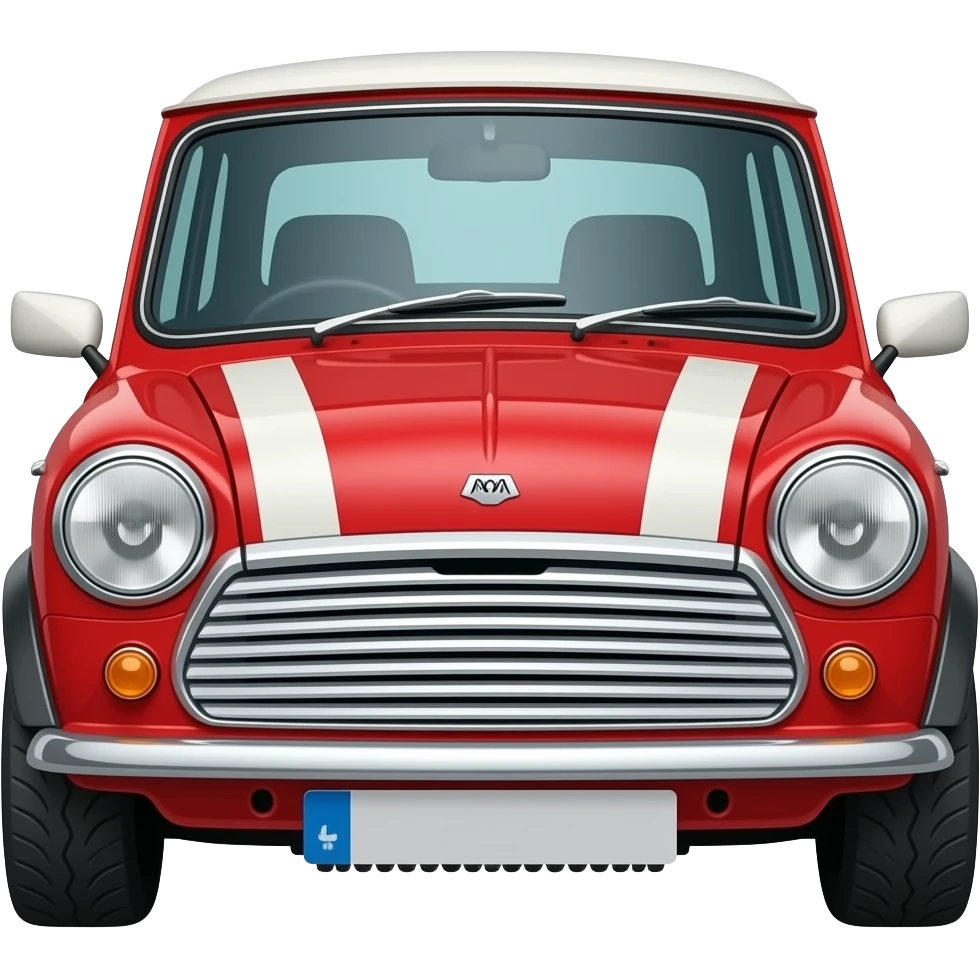 Mario mini cooper  rouge vieilles emoji