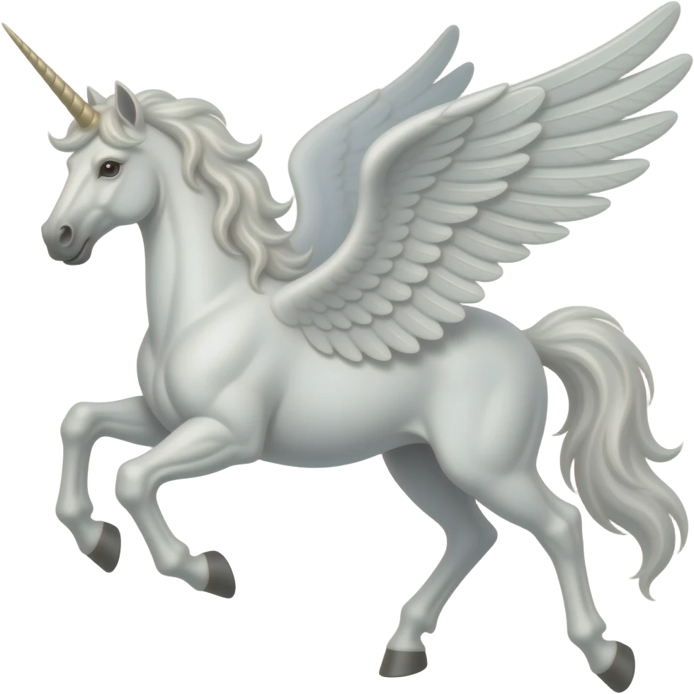 Flying pegasus emoji
