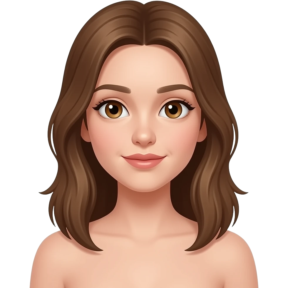 Naked teenage girl emoji
