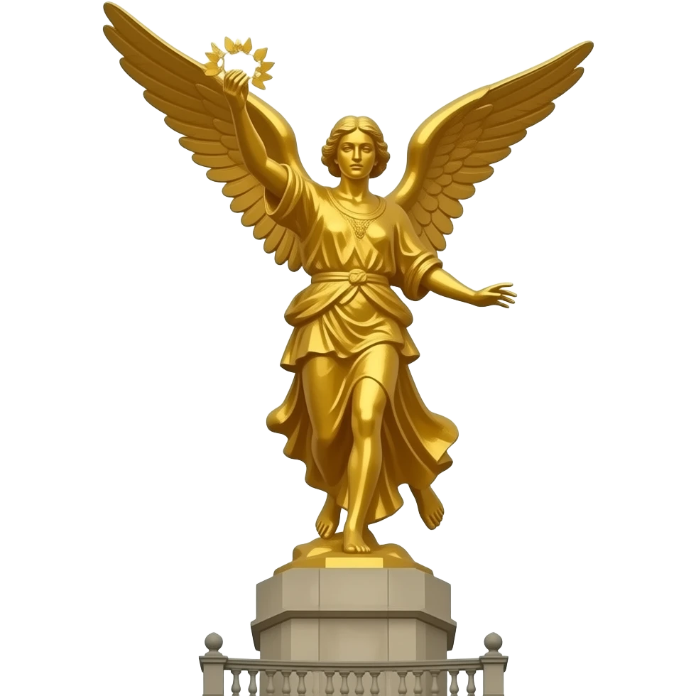 Mexico City Gold angel of independence emoji