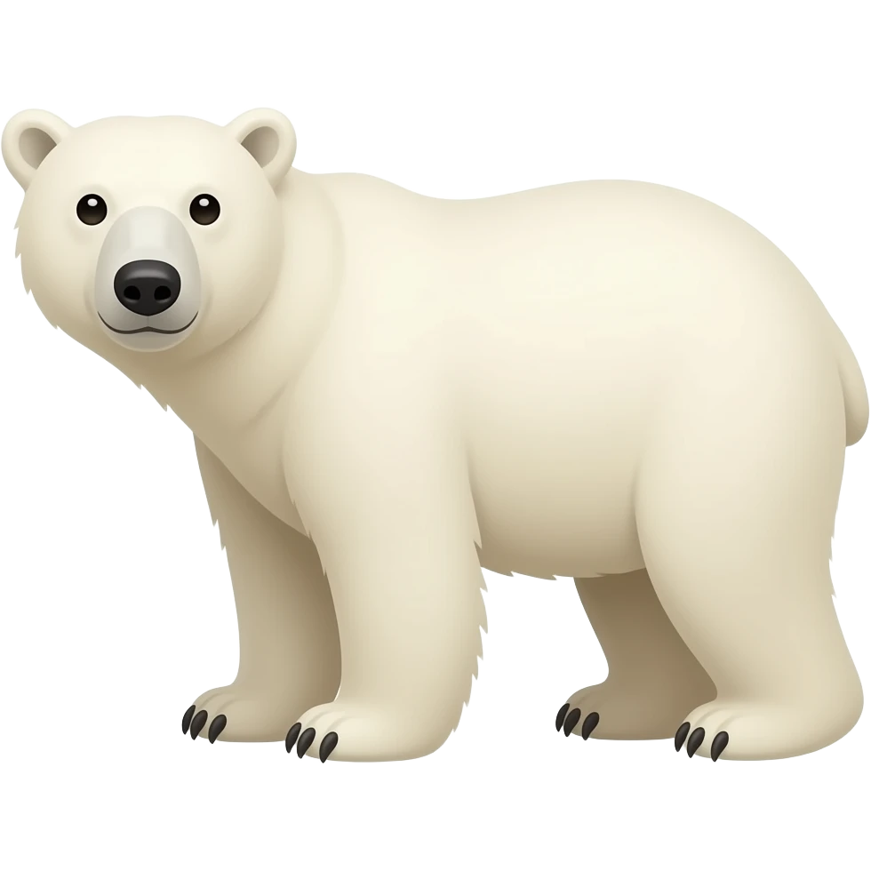 -1 POLAR BEAR emoji