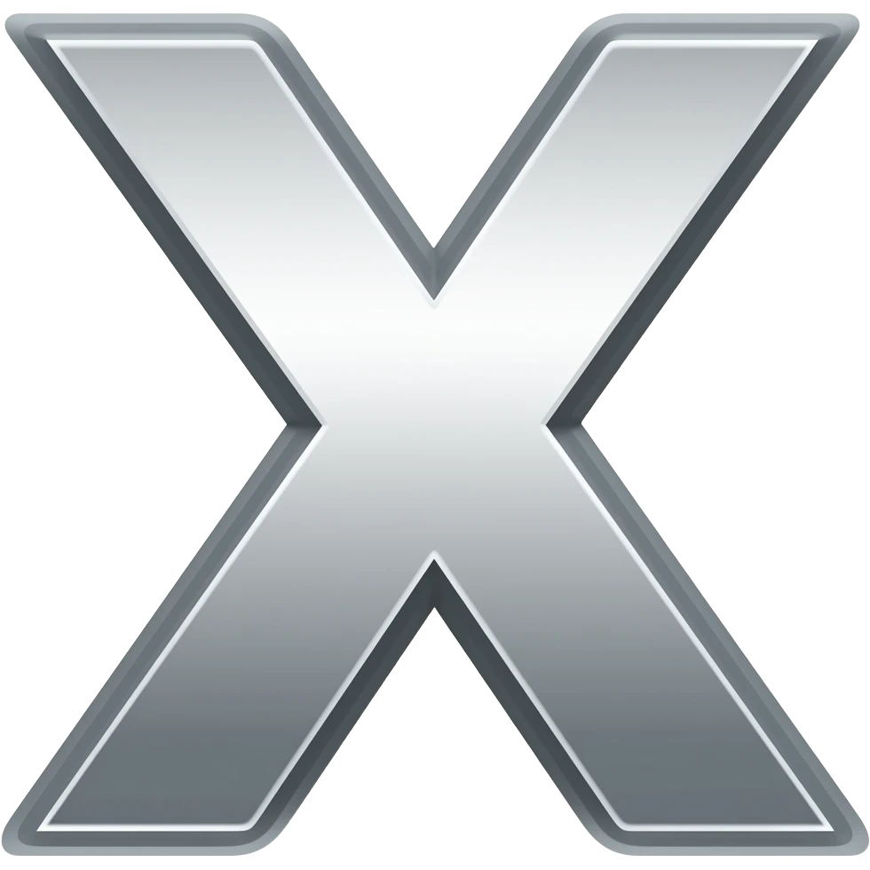 X emoji
