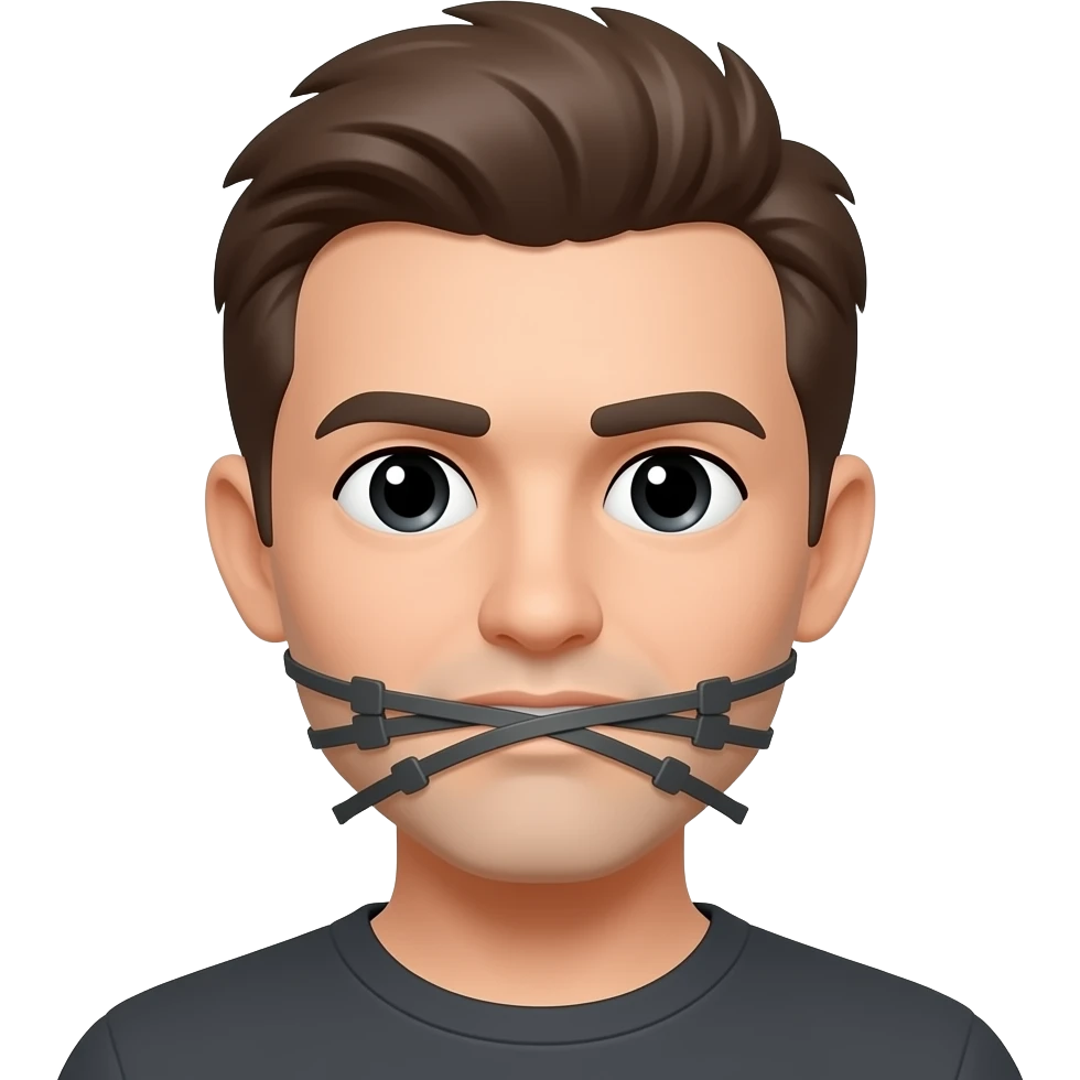 Gagged emoji