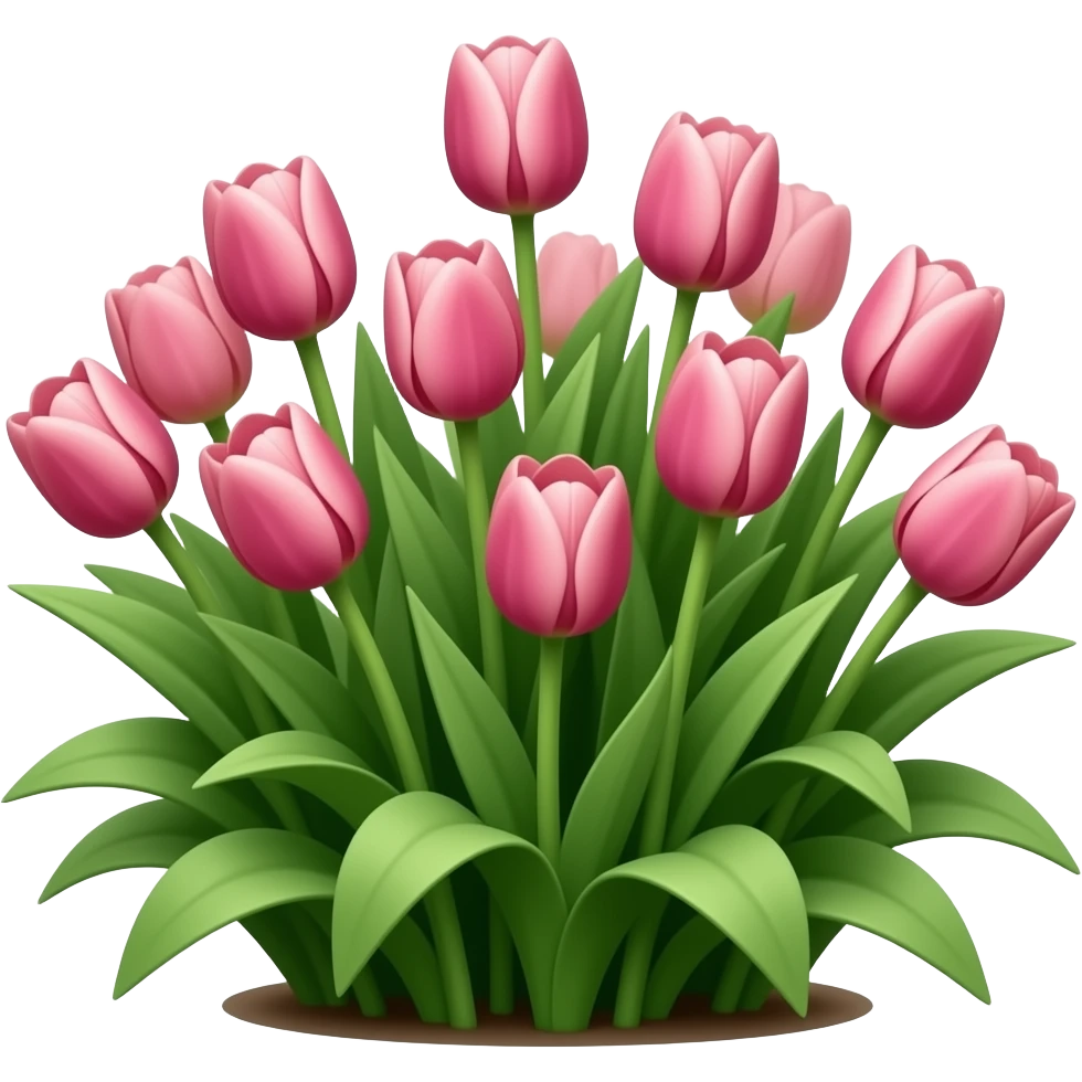 tulip bush realistic emoji | AI Emoji Generator