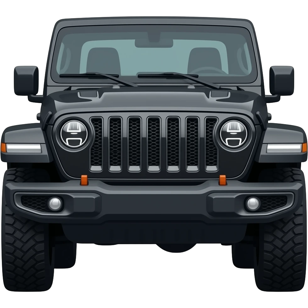 Black jeep gladiator emoji