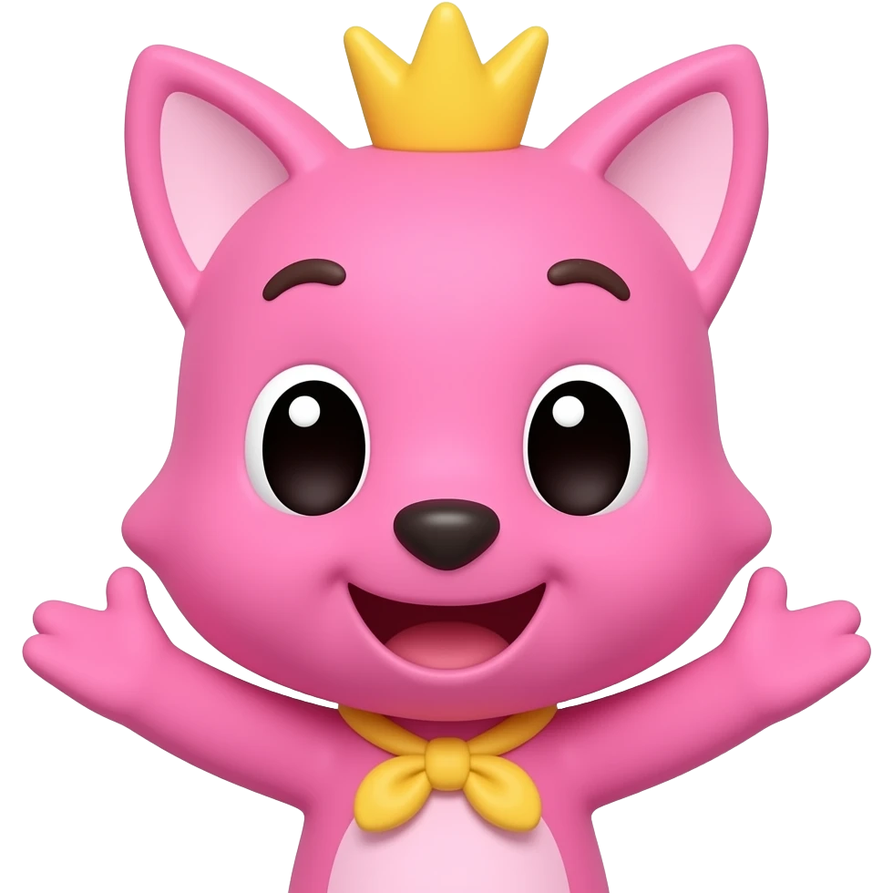 Pinkfong is an adult emoji