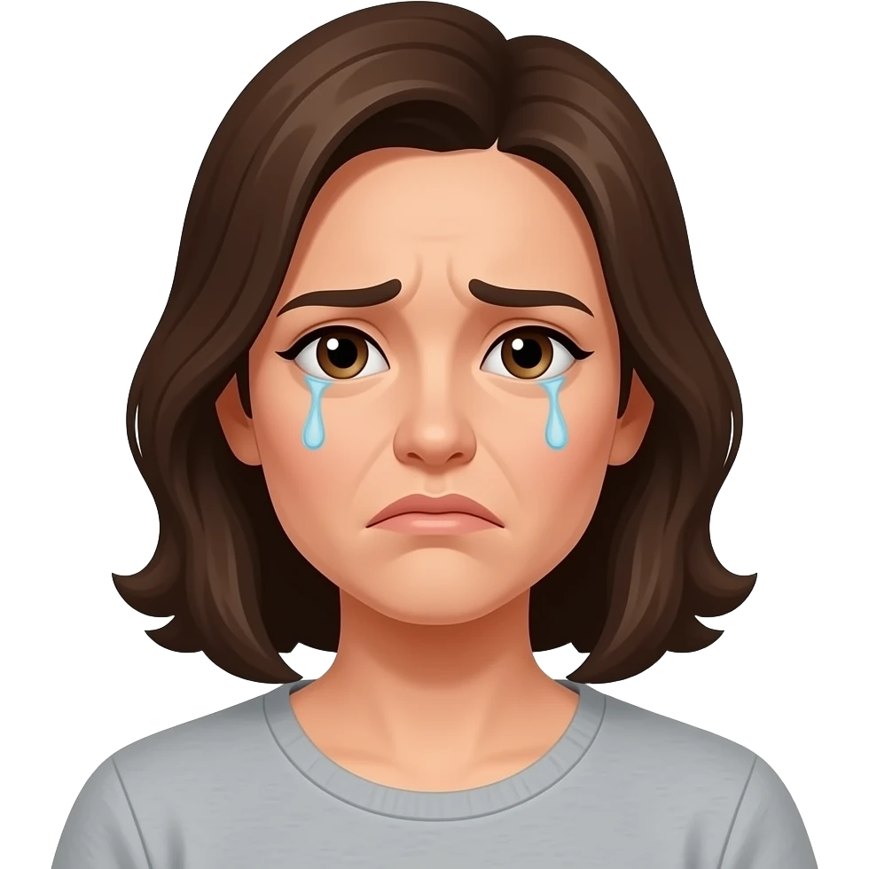 woman fatigue emoji