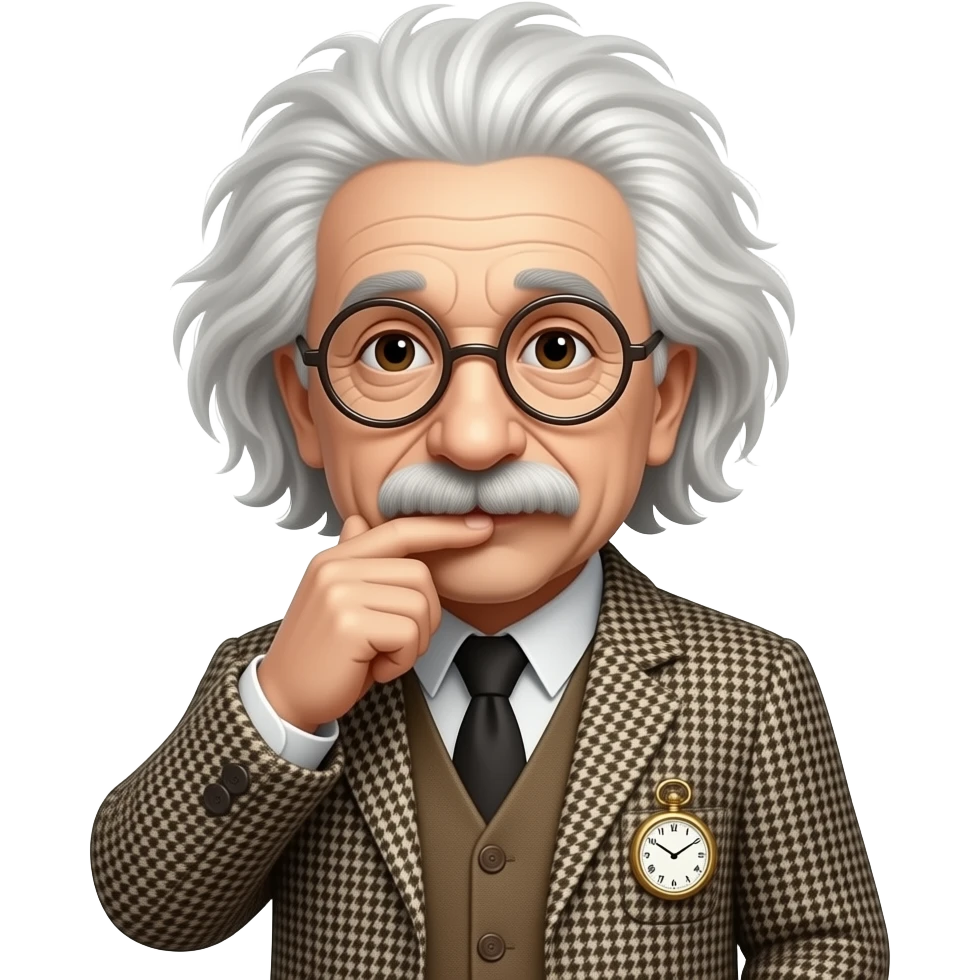 scientist like einstein emoji