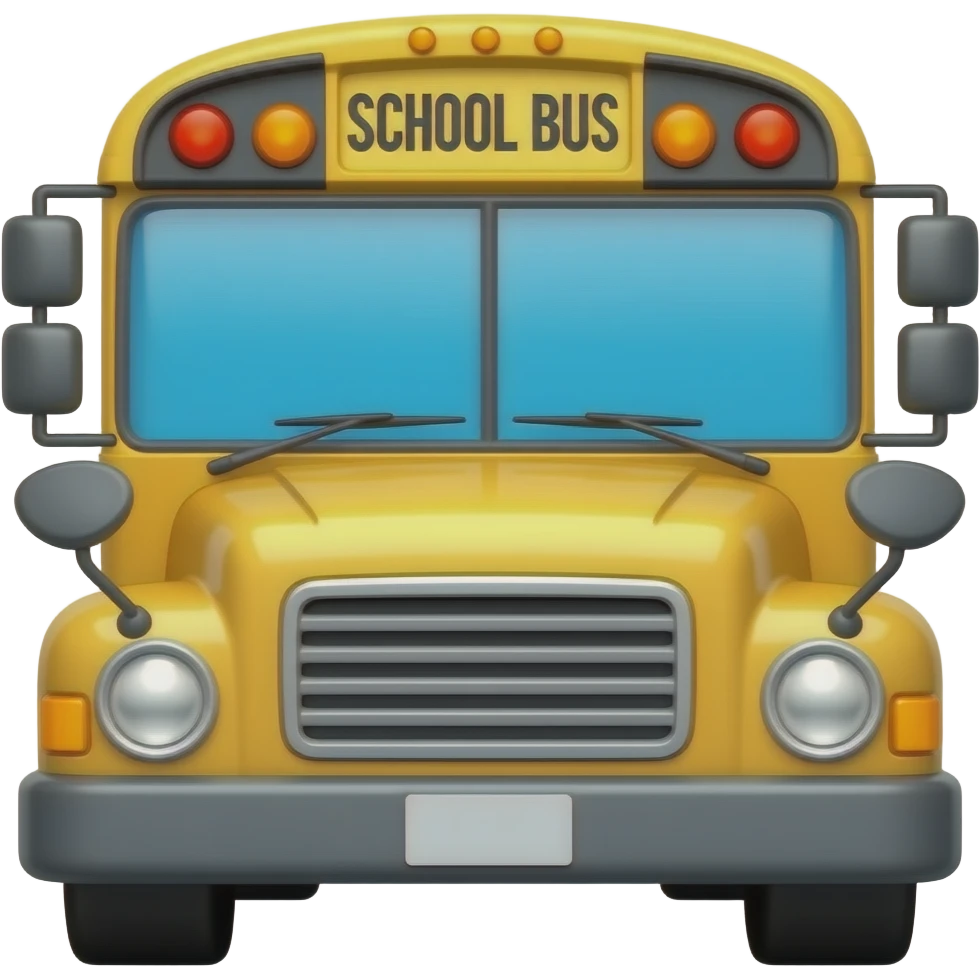 BlueBird School Bus emoji